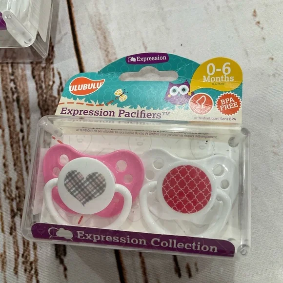 ULUBULU EXPRESSION PACIFIER BUNDLE 0-6 MONTHS - Picture 2 of 5